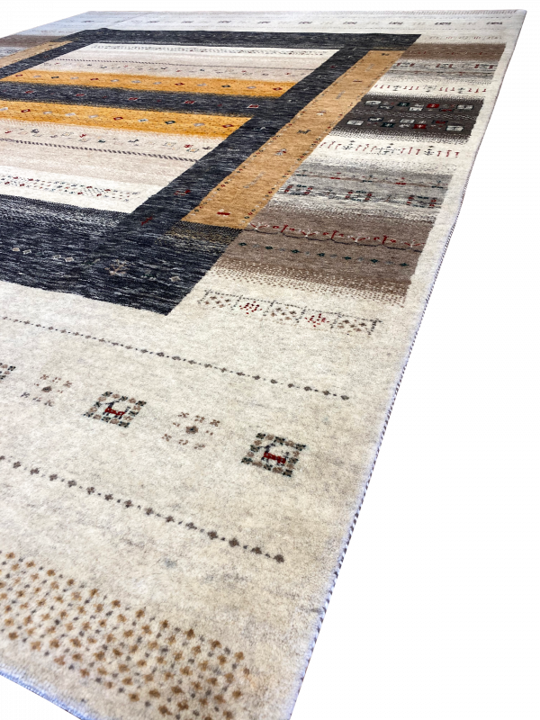 Gabbeh 8'  x 10' Wool Handmade Area Rug - Shabahang Royal Carpet
