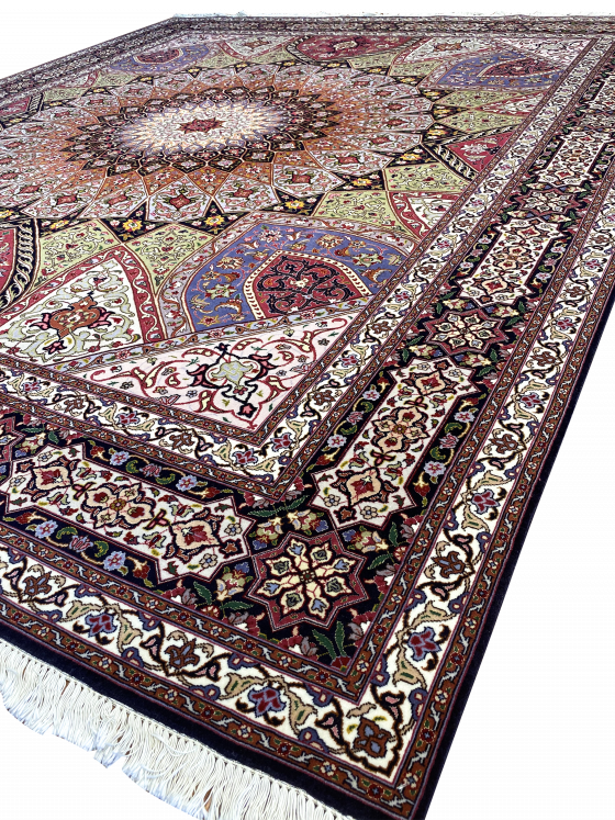 Persian Tabriz 8' 3" x 9' 10" Handmade Area Rug - Shabahang Royal Carpet