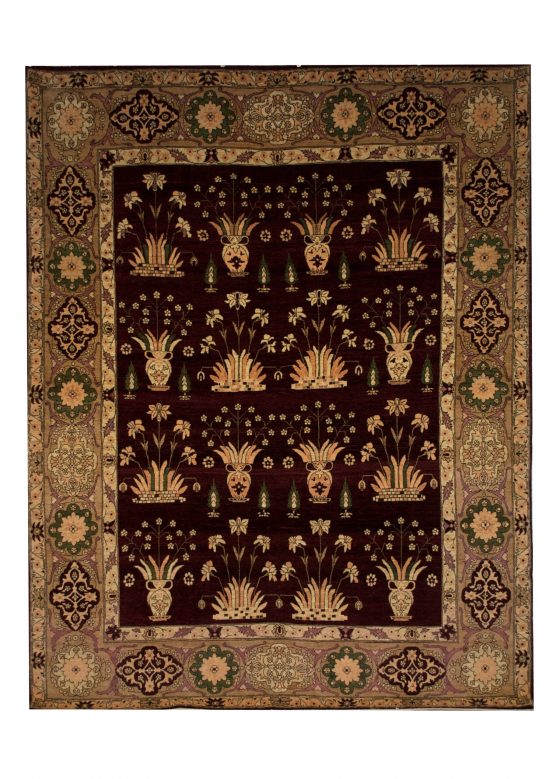 Persian Agra 7' 8" x 9' 7" Wool Handmade Area Rug - Shabahang Royal Carpet