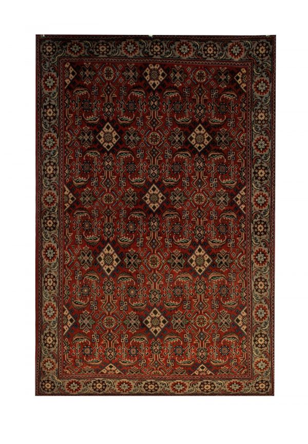 Persian Hamadan 3' 5" x 5' 1" Wool Handmade Area Rug - Shabahang Royal Carpet