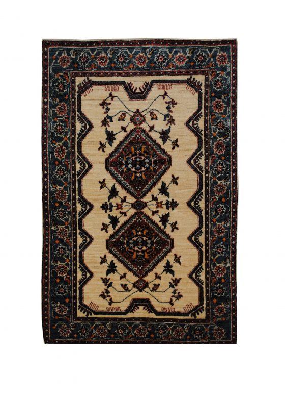 Persian Gabbeh 2' 6" x 3' 10" Handmade Area Rug - Shabahang Royal Carpet