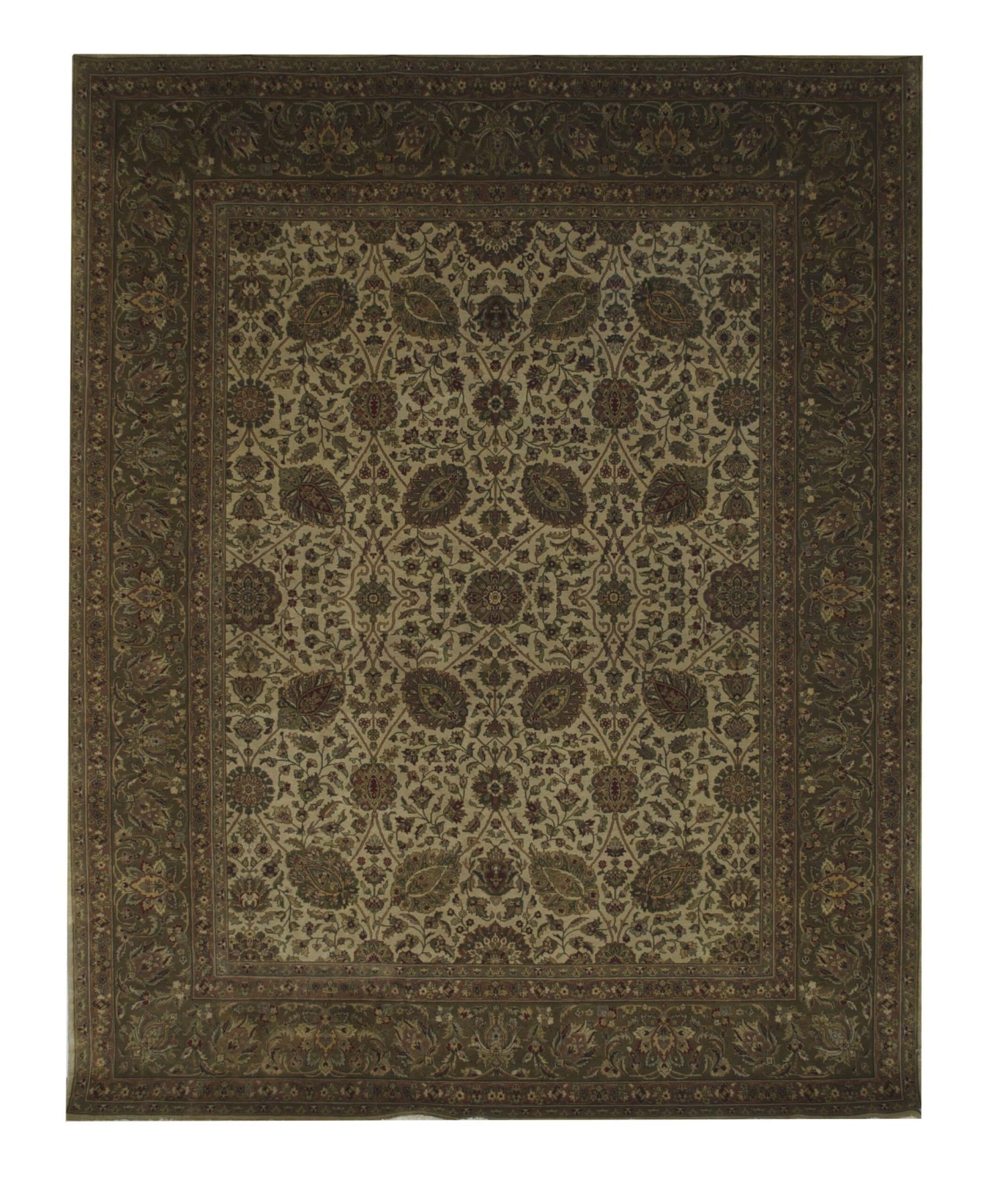 Kashan 7' 11" x 9' 9" Wool Handmade Area Rug - Shabahang Royal Carpet
