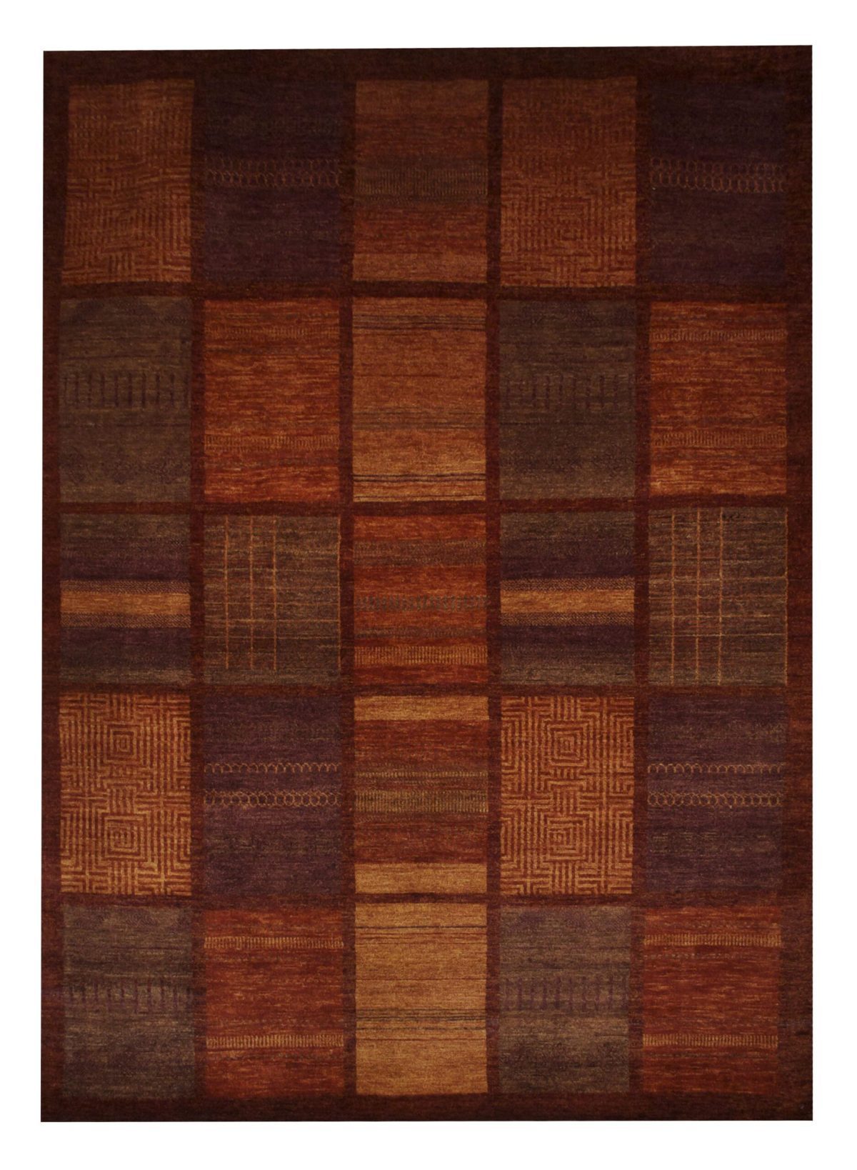 Gabbeh 5' 1" x 7' 1" Wool Handmade Area Rug - Shabahang Royal Carpet