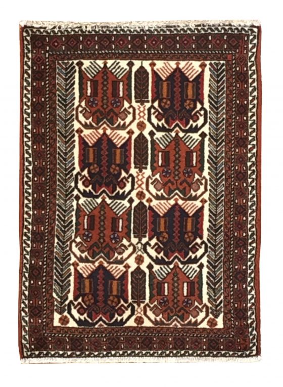 Persian Afshar 2' x 2' 10" Handmade Area Rug - Shabahang Royal Carpet