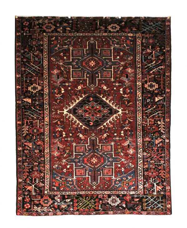 Antique Persian Karajeh 4' 9" x 6' 2" Handmade Wool Area Rug - Shabahang Royal Carpet