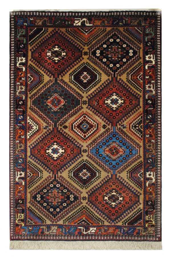 Persian Yallameh 3' 5" x 5' 3" Handmade Area Rug - Shabahang Royal Carpet