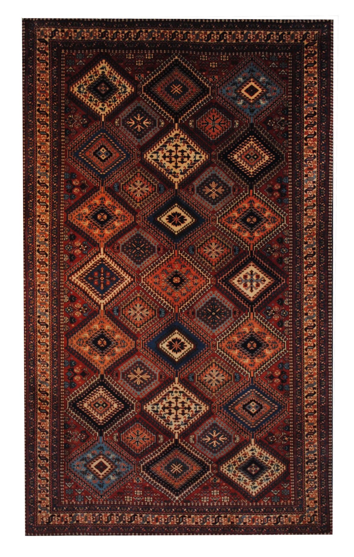 Persian Yallameh 5' 1" x 8' 5" Handmade Area Rug - Shabahang Royal Carpet