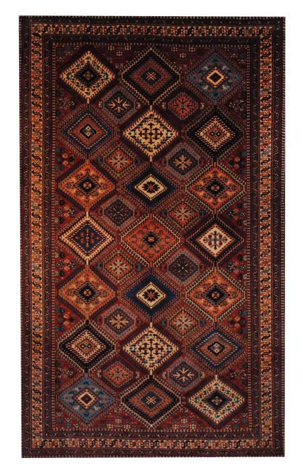 Persian Yallameh 5' 1" x 8' 5" Handmade Area Rug - Shabahang Royal Carpet