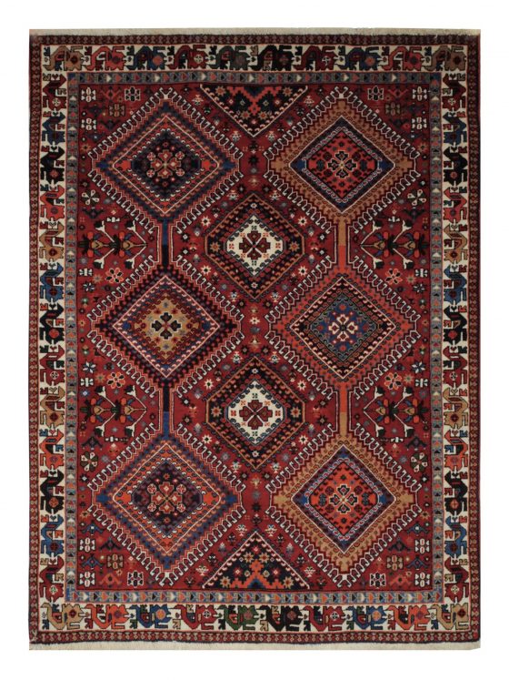 Persian Yallameh 3' 7" x 4' 10" Handmade Area Rug - Shabahang Royal Carpet