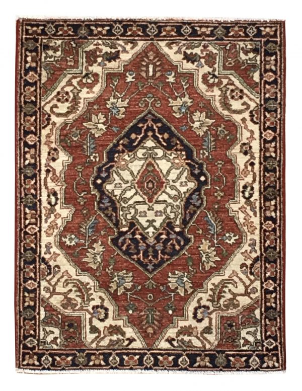 Heriz 2' 8" x 3' 8" Handmade Area Rug - Shabahang Royal Carpet