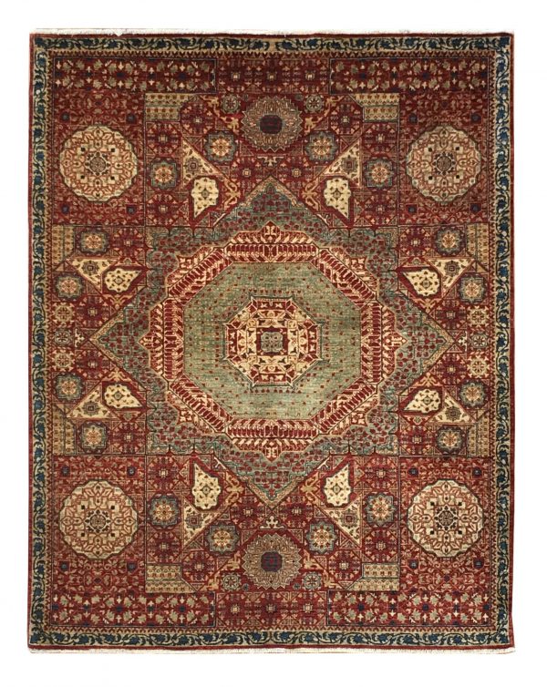 Mamluk 5' 5" x 6' 5" Handmade Area Rug - Shabahang Royal Carpet
