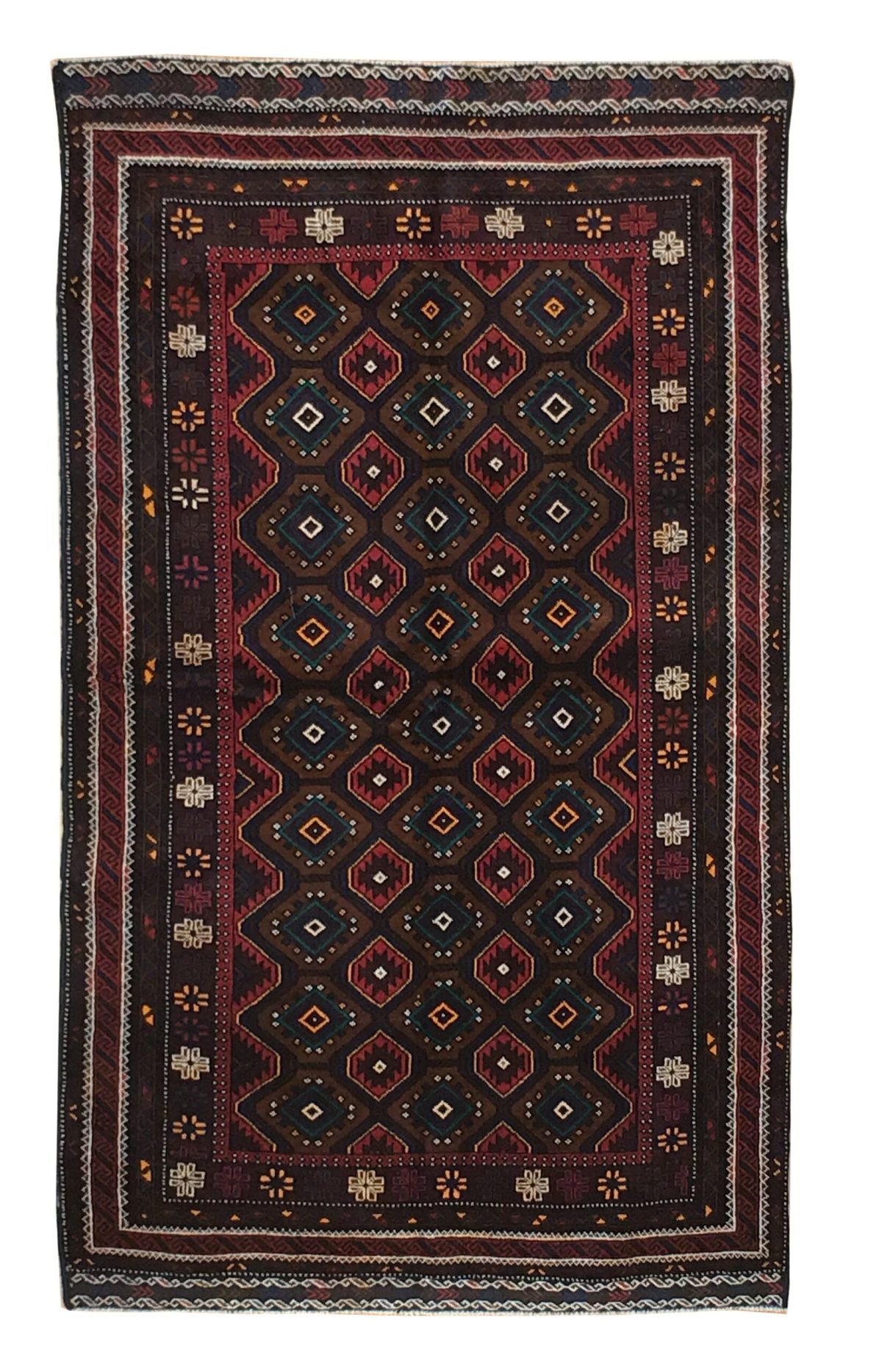 Balouchi Tribal 4' x 6' 8" Wool Handmade Area Rug - Shabahang Royal Carpet