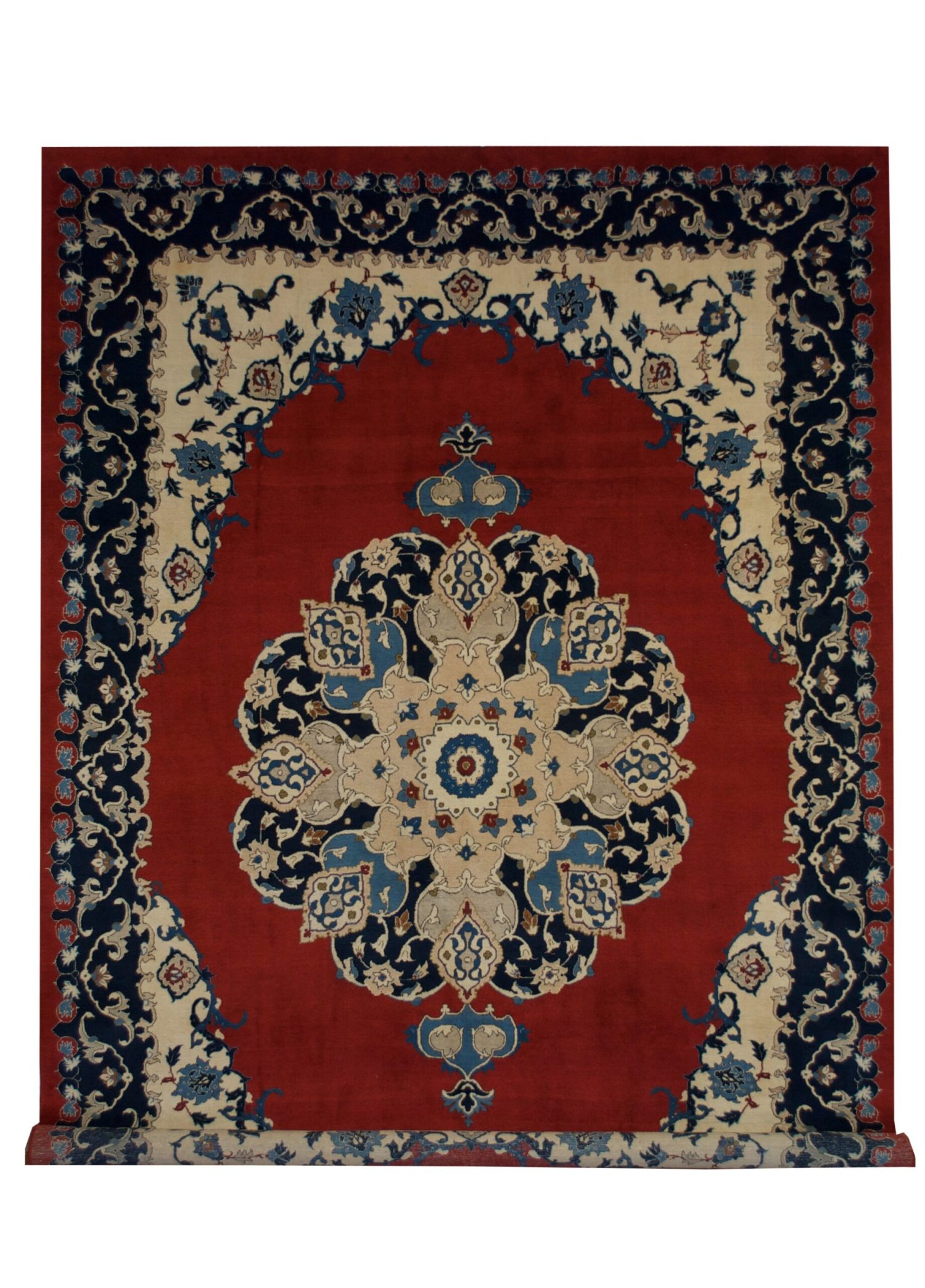 Vintage Persian Najafabad 8' 3" x 12' Handmade Area Rug - Shabahang Royal Carpet