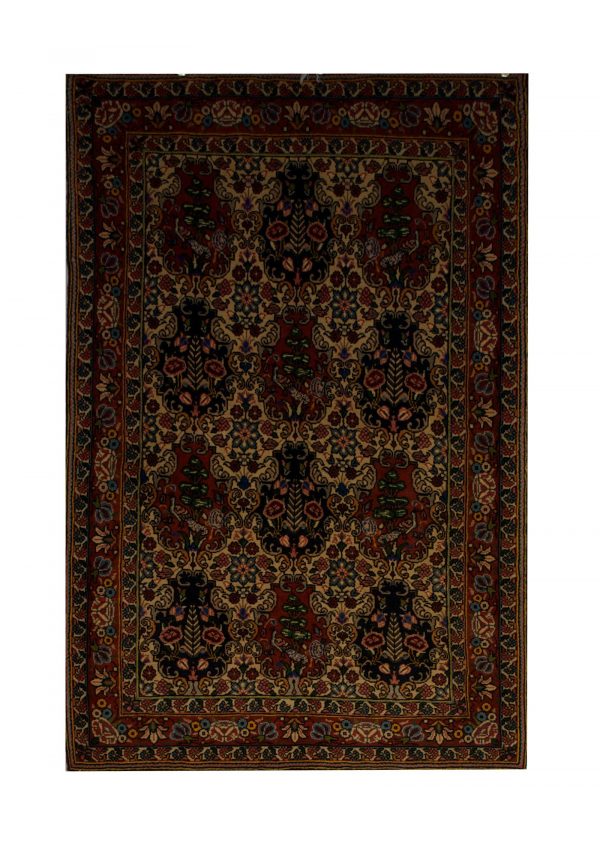 Persian Bakhtiari 3' 4" x 5' Handmade Area Rug - Shabahang Royal Carpet