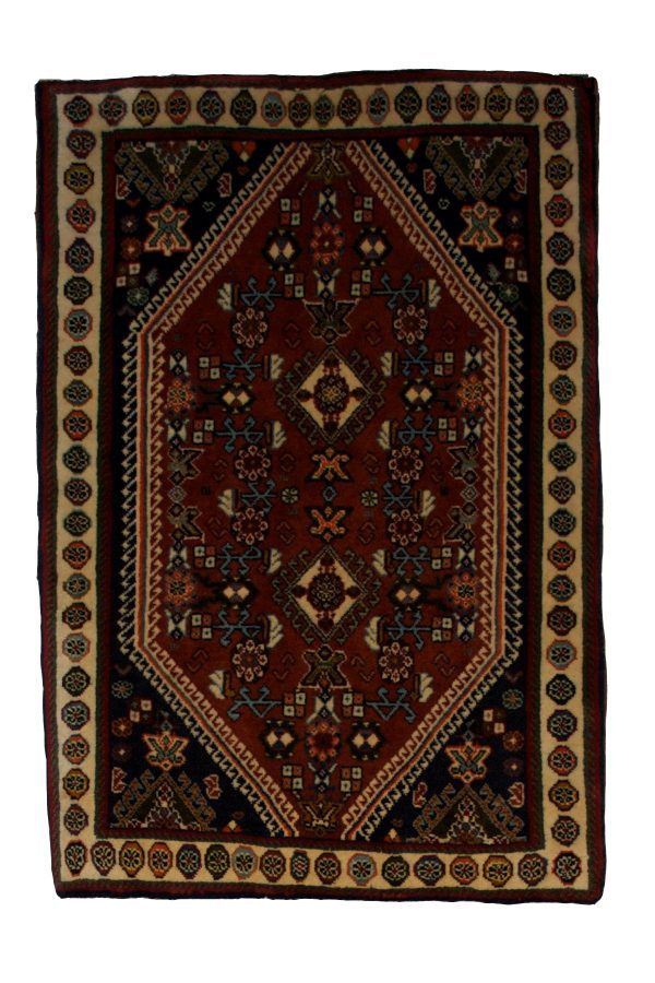 Persian Ghashghaei 1' 10" x 2' 10" Handmade Area Rug - Shabahang Royal Carpet