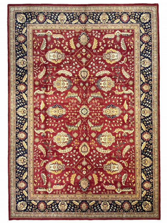 Fine Mahal 10' x 14' Handmade Area Rug - Shabahang Royal Carpet