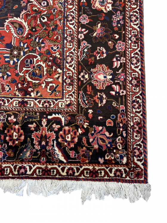 Vintage Persian Bakhtiari 9' 10" x 12' 10" Handmade Area Rug - Shabahang Royal Carpet