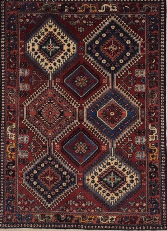 Persian Yallameh 3' 4" x 4' 8" Handmade Area Rug - Shabahang Royal Carpet