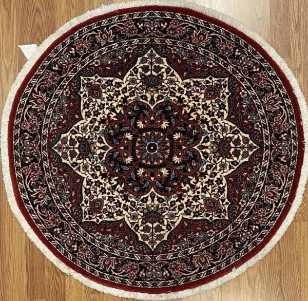 Persian Bijar 3' 5" x 3' 5" Handmade Area Rug - Shabahang Royal Carpet
