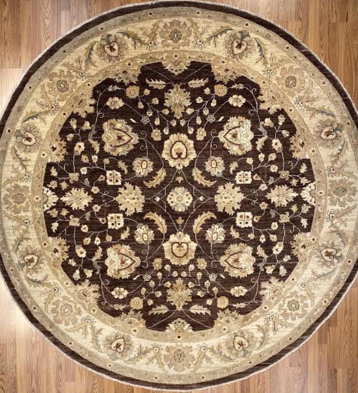 Peshawar 8' x 8' Handmade Area Rug - Shabahang Royal Carpet