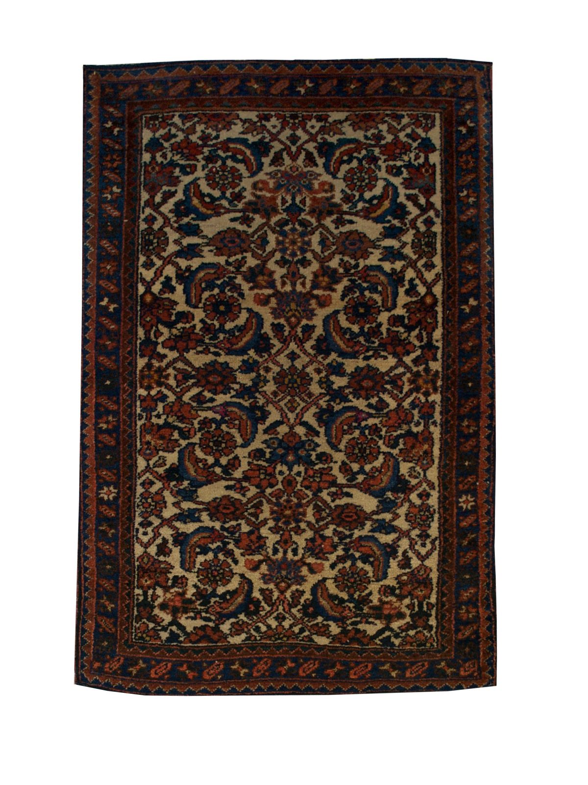 Antique Persian Hamadan Handmade Wool Area Rug - Shabahang Royal Carpet