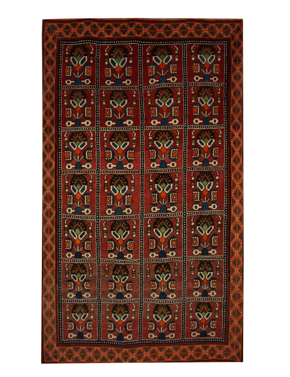 Antique Persian Shiraz 4' 6" x 7' 9" Handmade Area Rug - Shabahang Royal Carpet